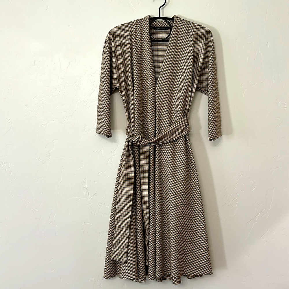 Zara Houndstooth Dress Size Small